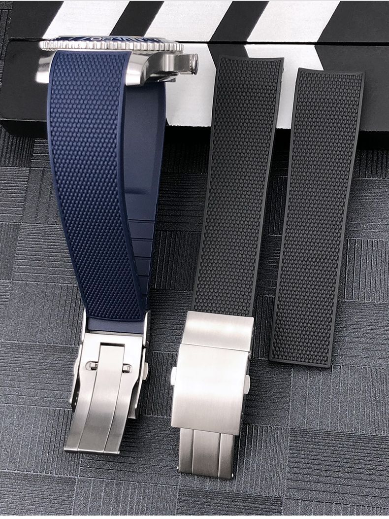 19 20 21mm Silicone Rubber Watch Band Strap Fits Longines Conquest HydroConquest