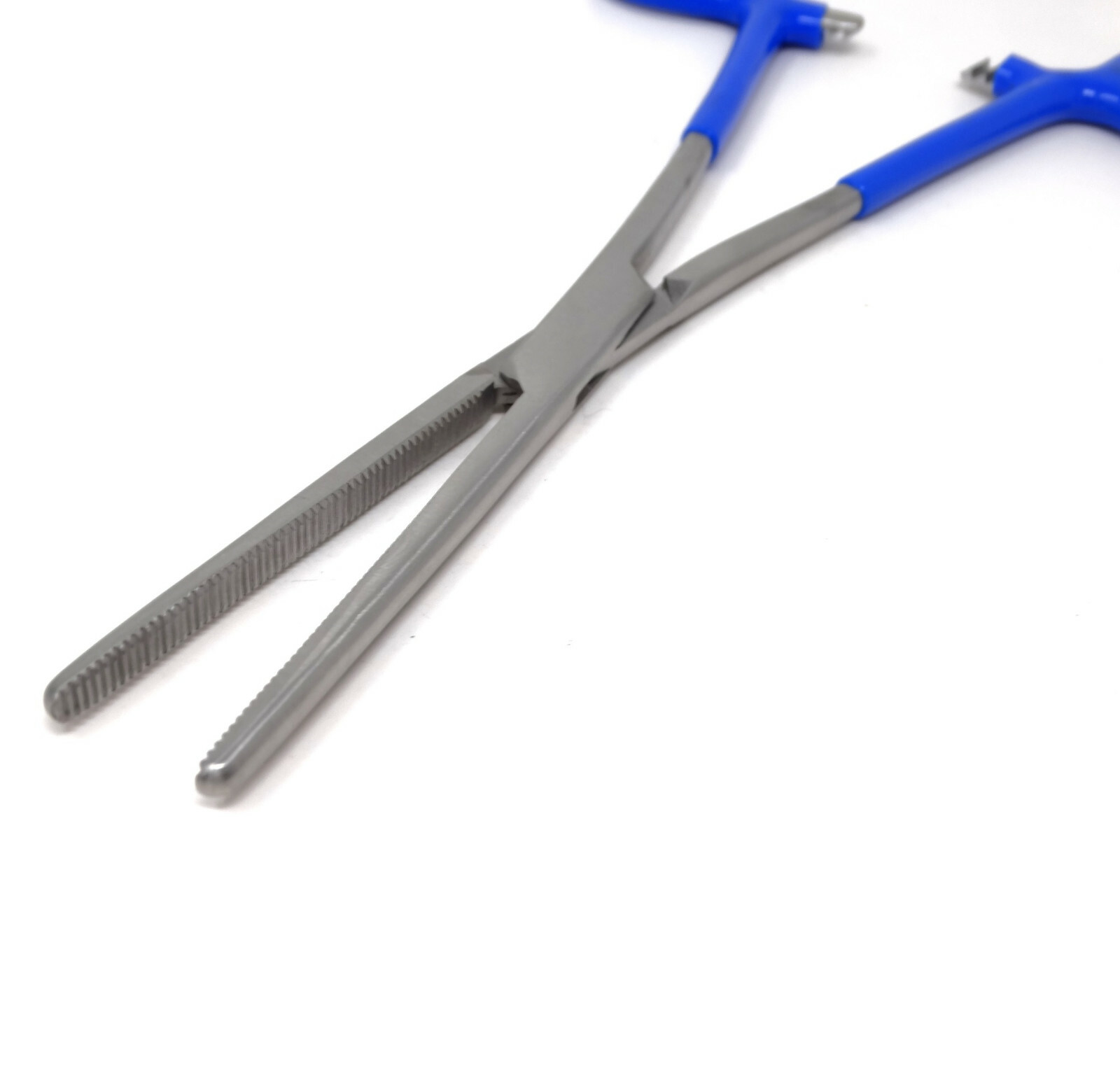 2 Jewellery Craft Wire Looping Locking Pliers Straight + Curved Vinyl Grip 8″