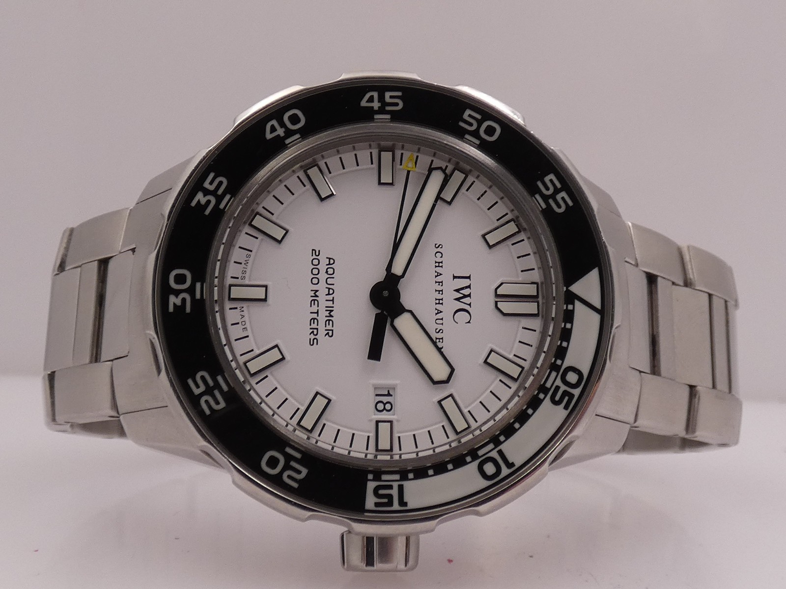 IWC AQUATIMER AUTOMATIC 2000m IW3568 WITH PAPERS YEAR 2019 STEEL MEN’S WATCH
