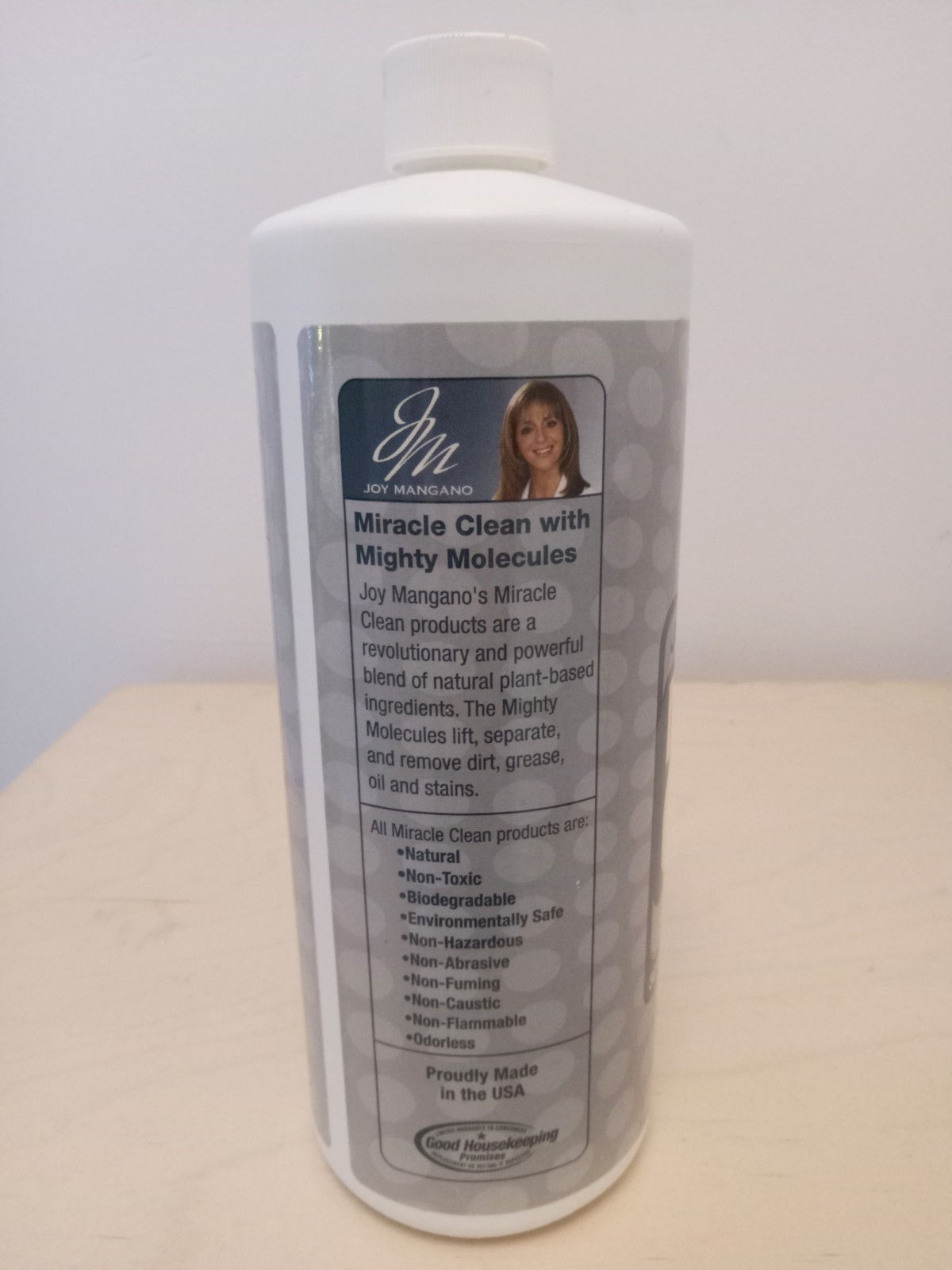 Brand New Joy Mangano’s Miracle Clean Jewelry Cleaner 32oz +8oz Mighty Molecules