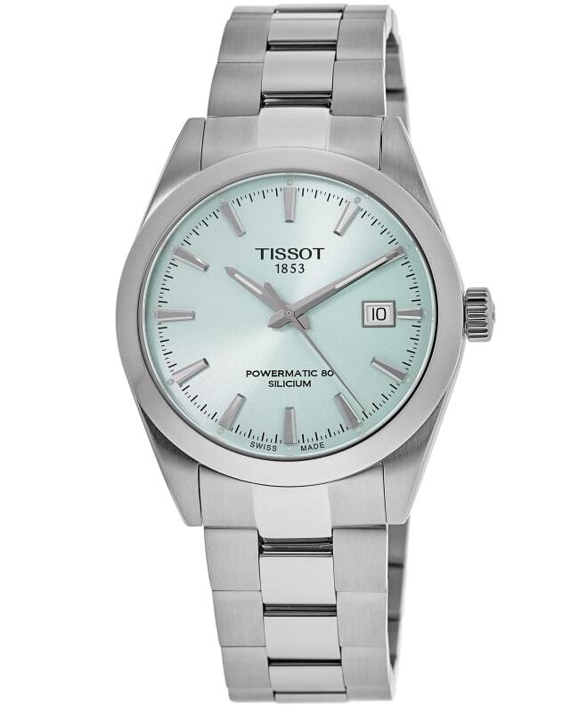 New Tissot Gentleman Powermatic 80 Light Blue Men’s Watch T127.407.11.351.00