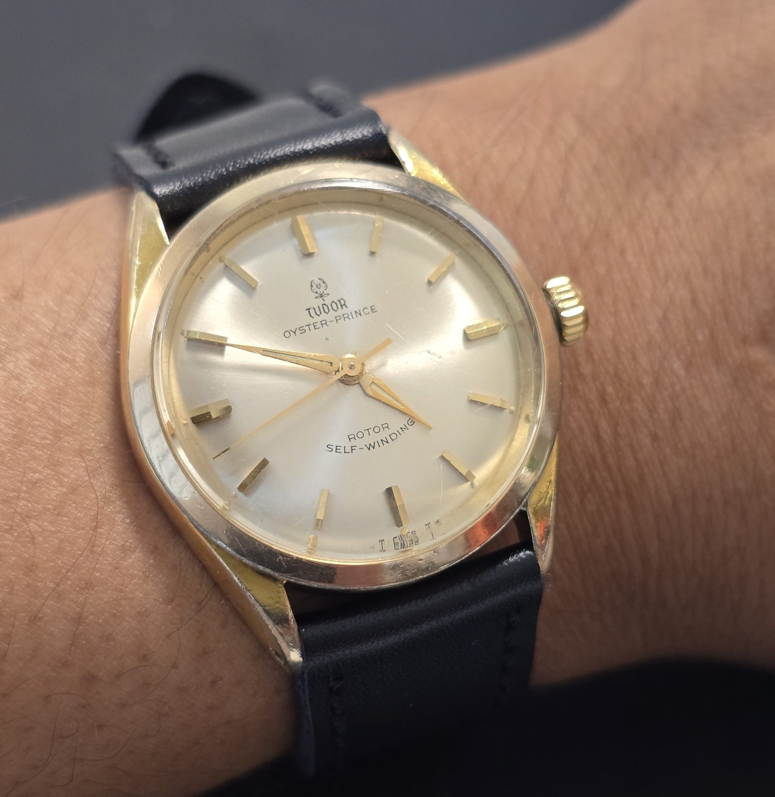 Vintage Tudor Oyster-Prince Rotor Automatic Watch 7965 34mm 1960s