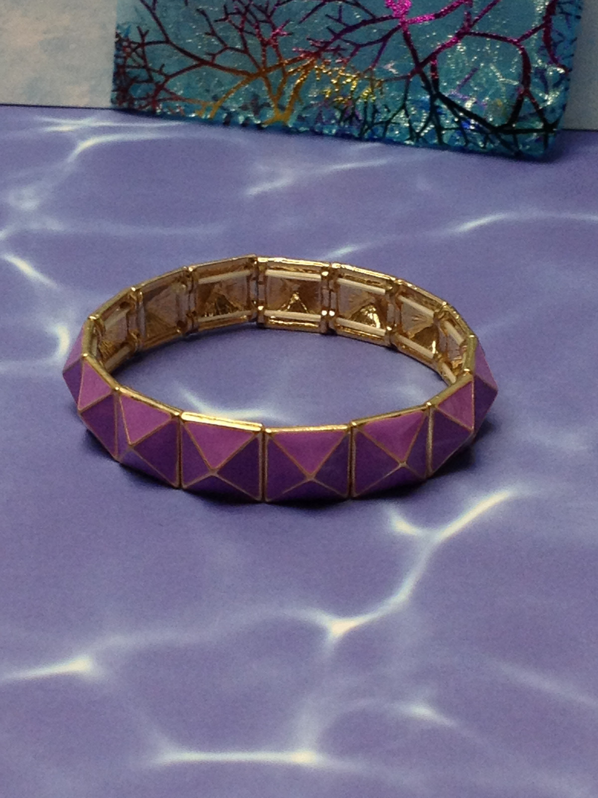PRETTY GIRL LADY BRACELETS Blue Black Green Orange Purple Red Turquoise Yellow