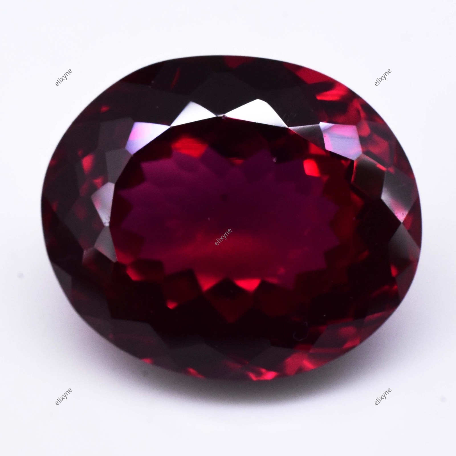 28.95 Cts Natural Blood Red Mozambique Ruby Oval Cut Certified AAA+ Gemstone