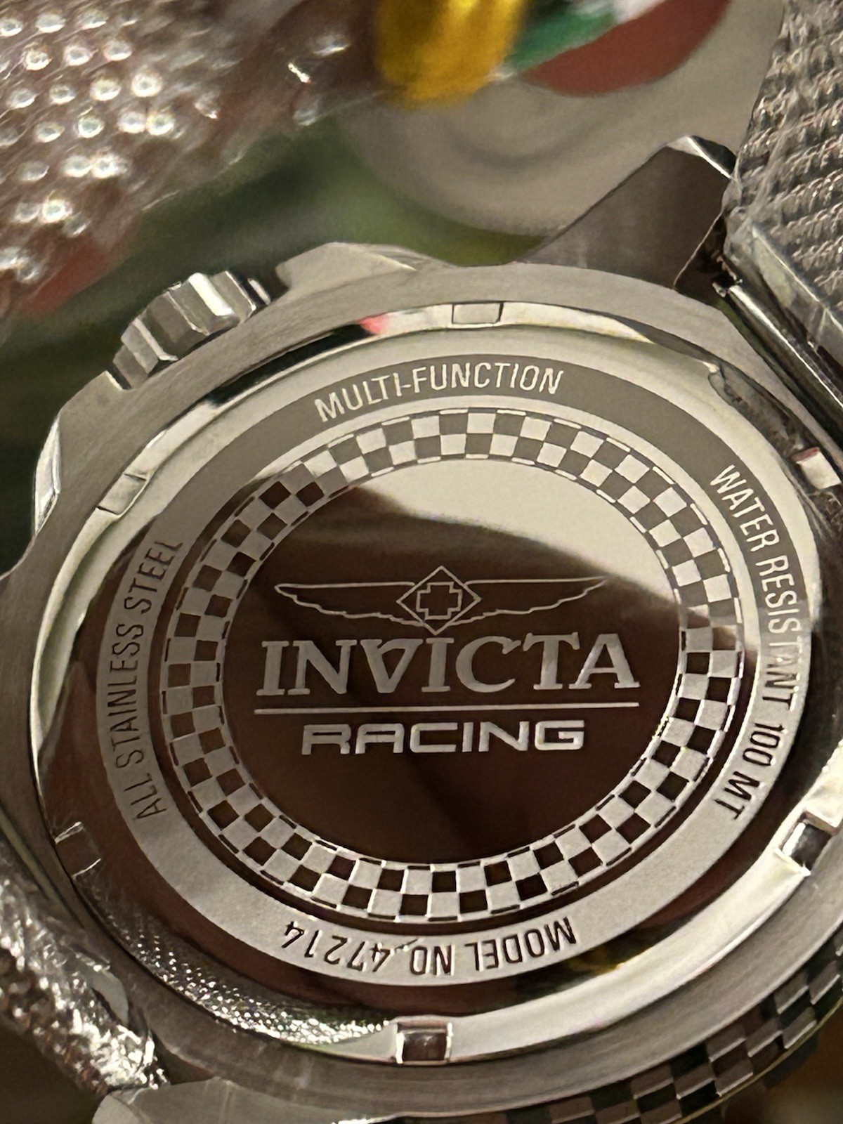 Invicta Racing Dynox Multifunction, 48mm, WR 100m, 8.5”, New/Box/3yr Warranty