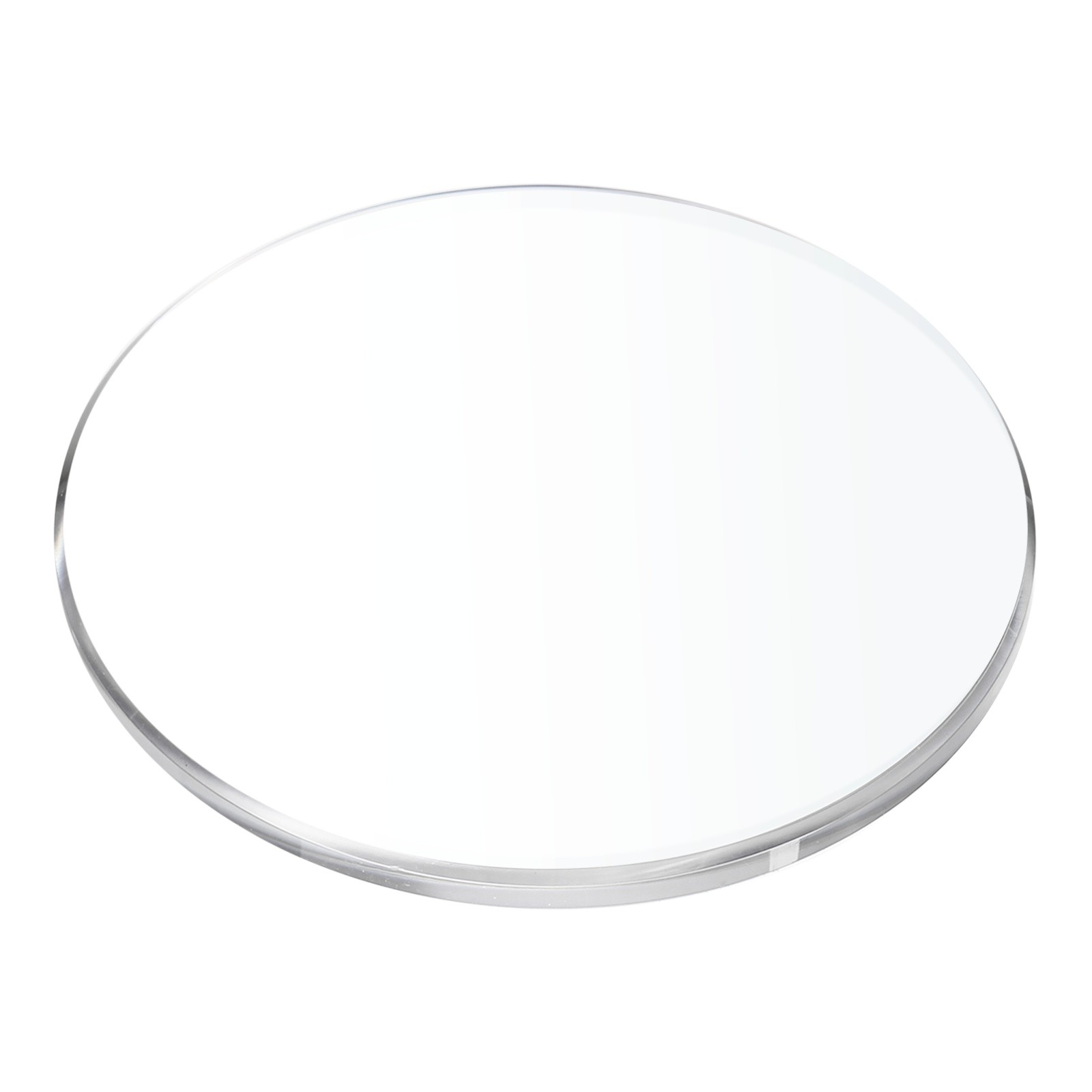 Watch Crystal Glass Lens, 36.5mm Dia 2mm Thick Flat Round Sapphire Replacement