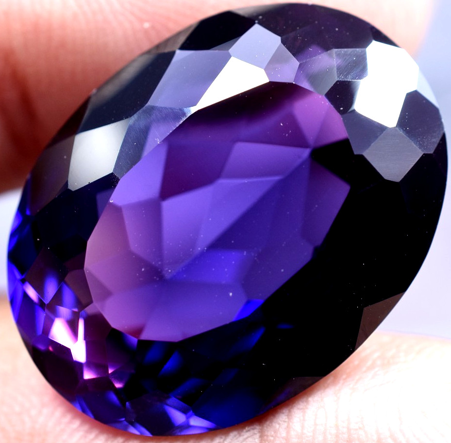 Natural 42.44 Ct Boysenberry Sapphire GGL Certified fabulous Loose Gemstone