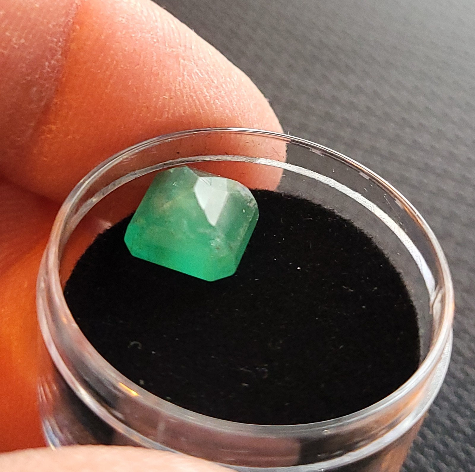 Natural Untreated Certified Rich Green Translucent Columbian Emerald 3.63ct