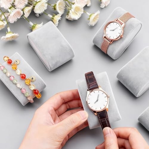 UPSTORE 6 Pcs Watch Display Pillows Bracelet Cushions Soft Watch Bracelet