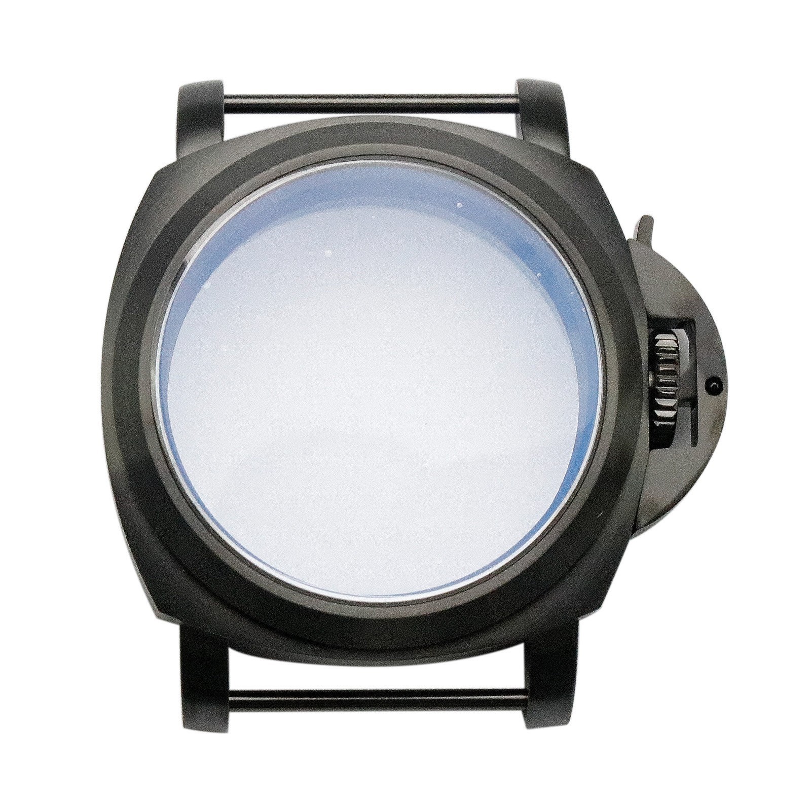 44mm Black Stainless Steel Brushed Case For ETA 6497 6498 Tianjin ST36 Movement