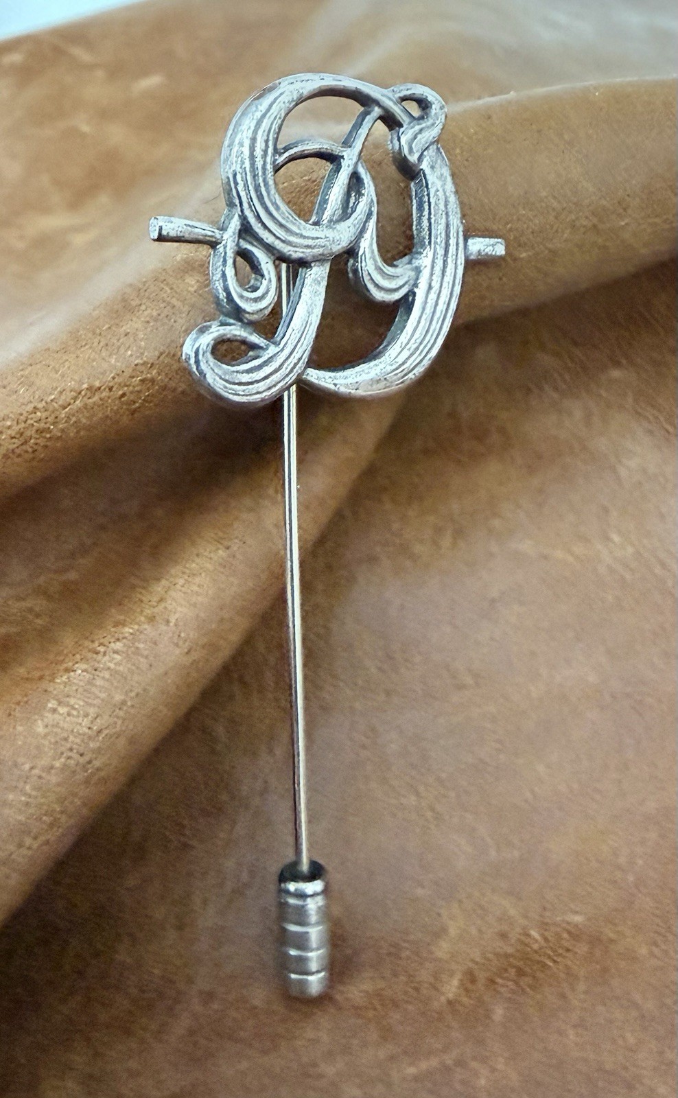 Vintage Sterling Gorham Manufacturing Company Monogram Initial “D” Pin Stick
