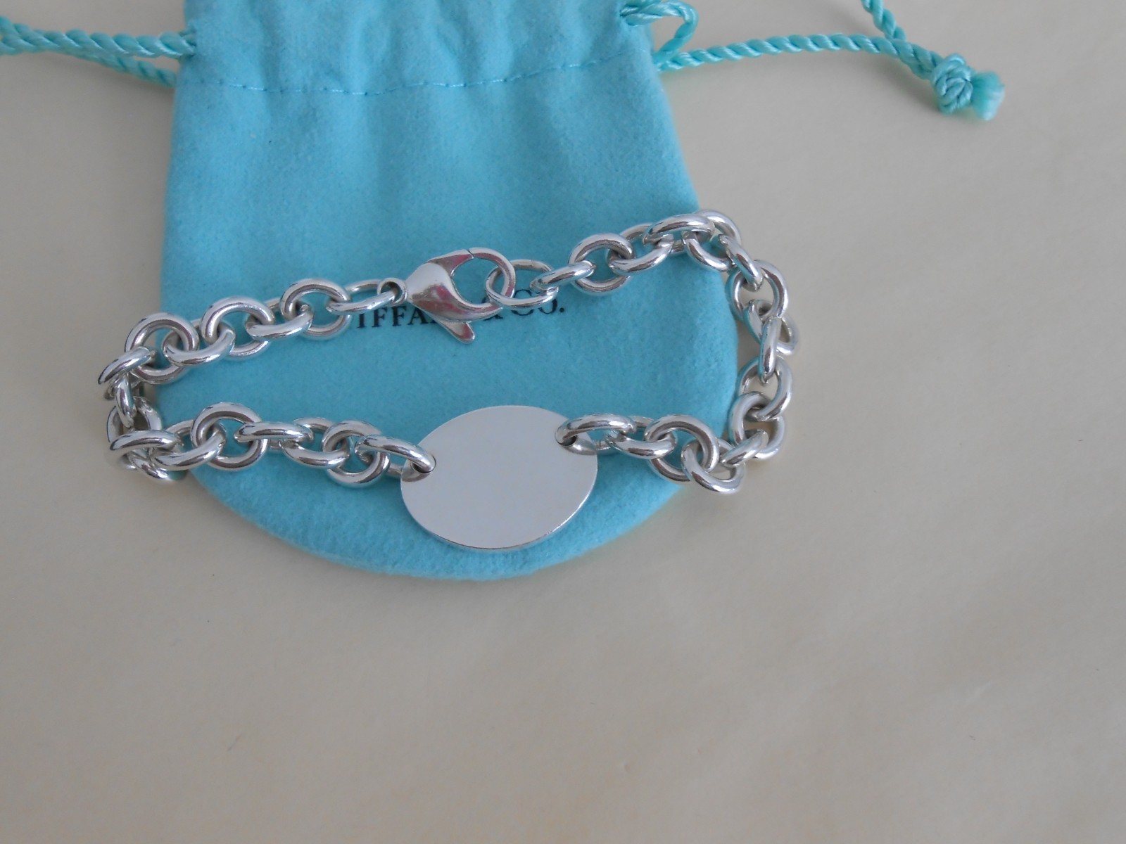 Tiffany & Co. Return to Tiffany Oval Tag Bracelet 8.25”