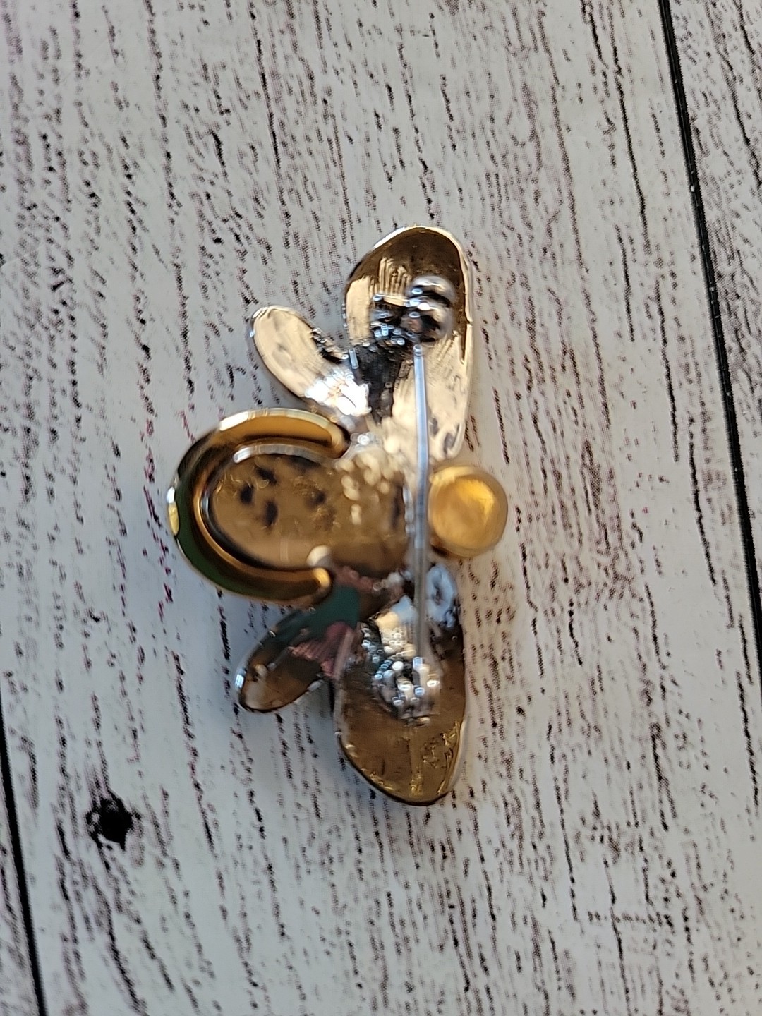 Bumble Bee Metal Pin Brooch Contemporary LC Liz Claiborne Fashion Jewelry Craft