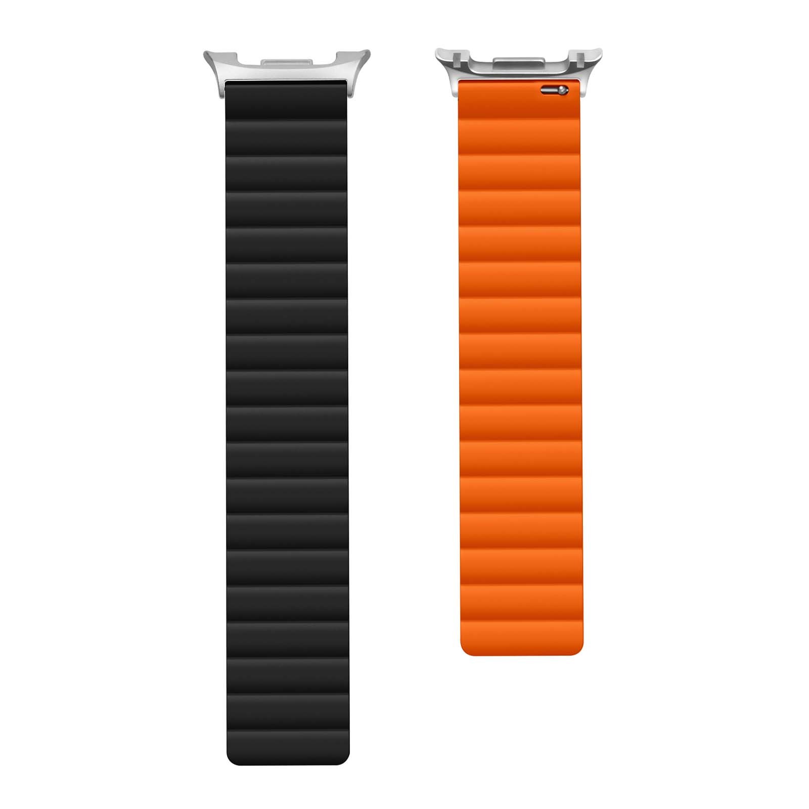 Magnetic Sporty Silicone Strap For Samsung Galaxy Watch 8/8 Classic/Ultra 2025
