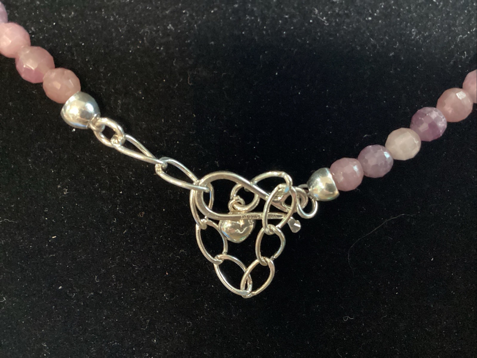 Mine Finds by Jay King DTR 925 Sterling Purple Beaded Necklace