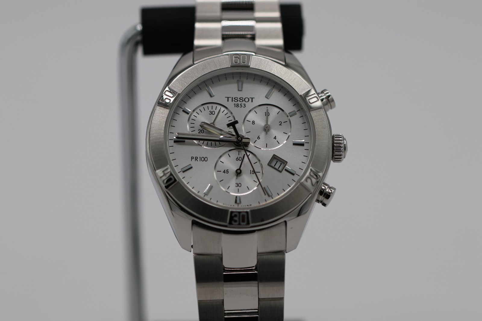 Tissot PR 100 Chronograph Quartz Stainless Steel Ladies Watch T1019171103100