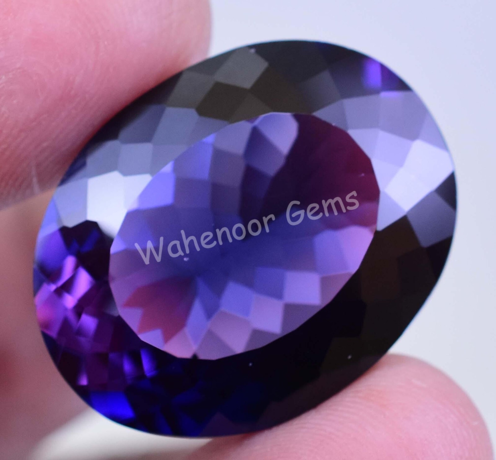 Natural 53.10 Ct Boysenberry Sapphire AGL Certified Fabulous Loose Gemstone