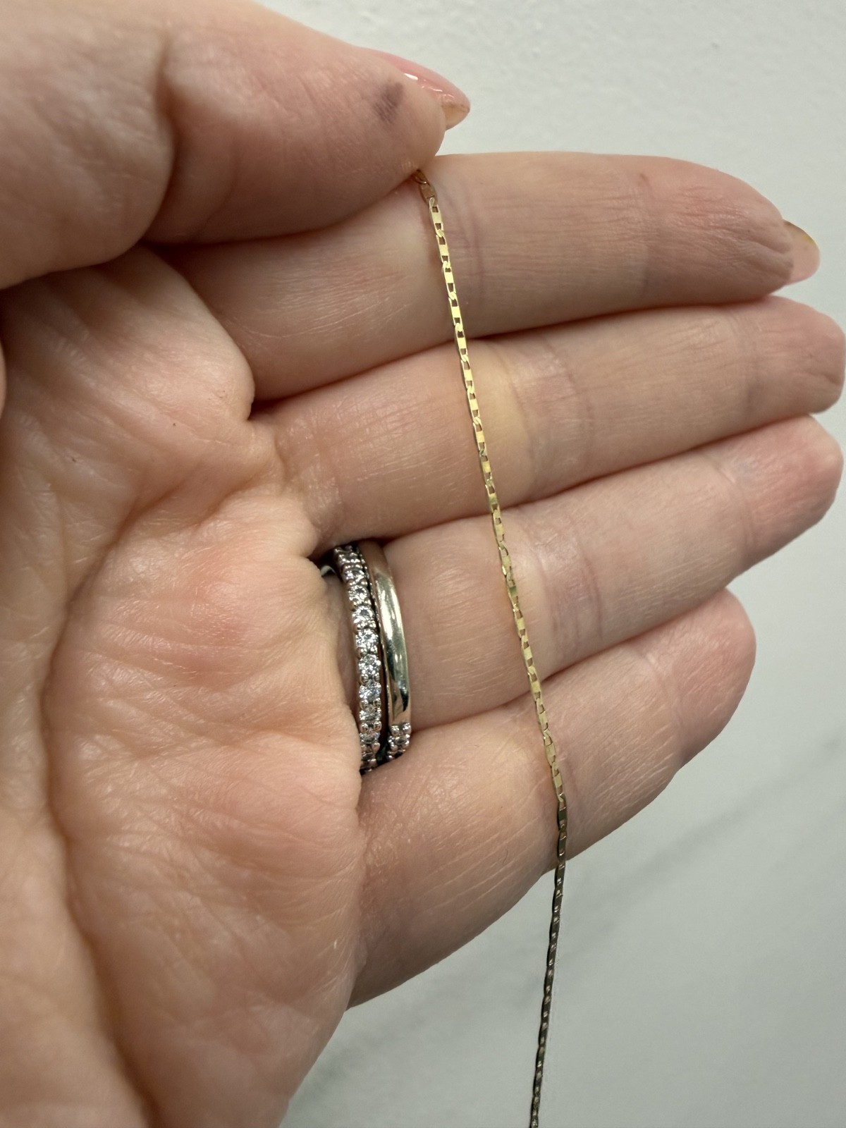 Flat Mariner link Bracelet 10k gold