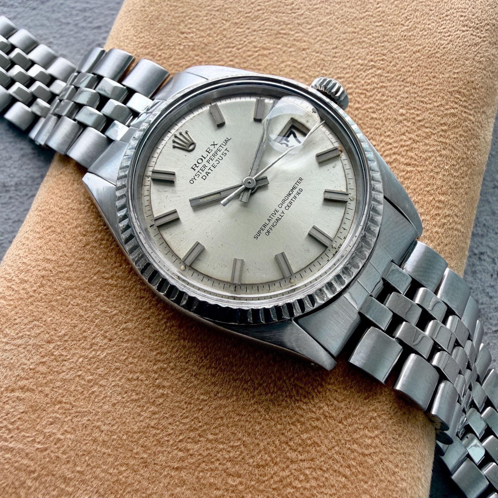 1972 Rolex Datejust Jubilee Bracelet 1601 – Tropical Silver dial