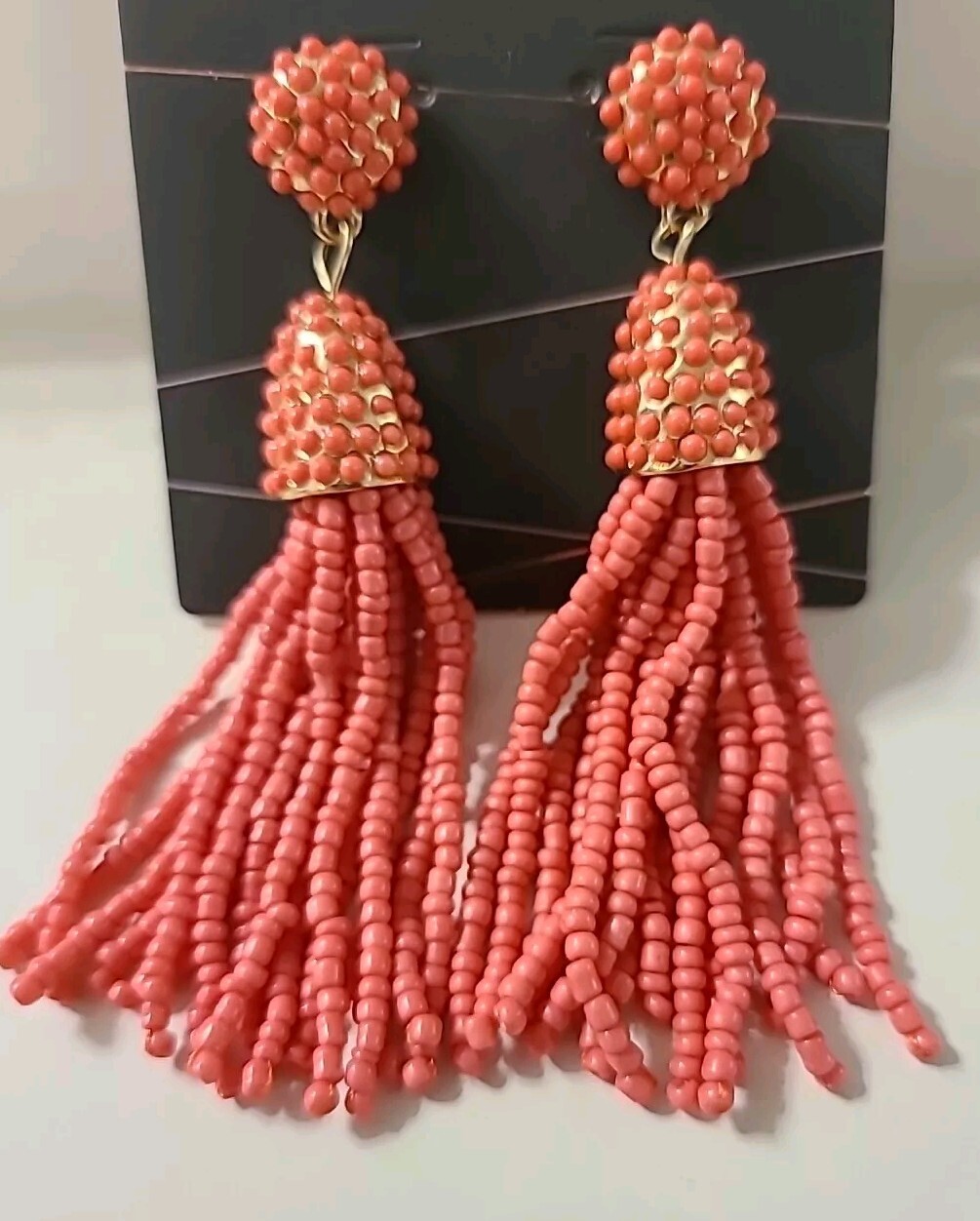 TASSEL EARRINGS CORAL SUGARFIX BY BAUBLEBAR
