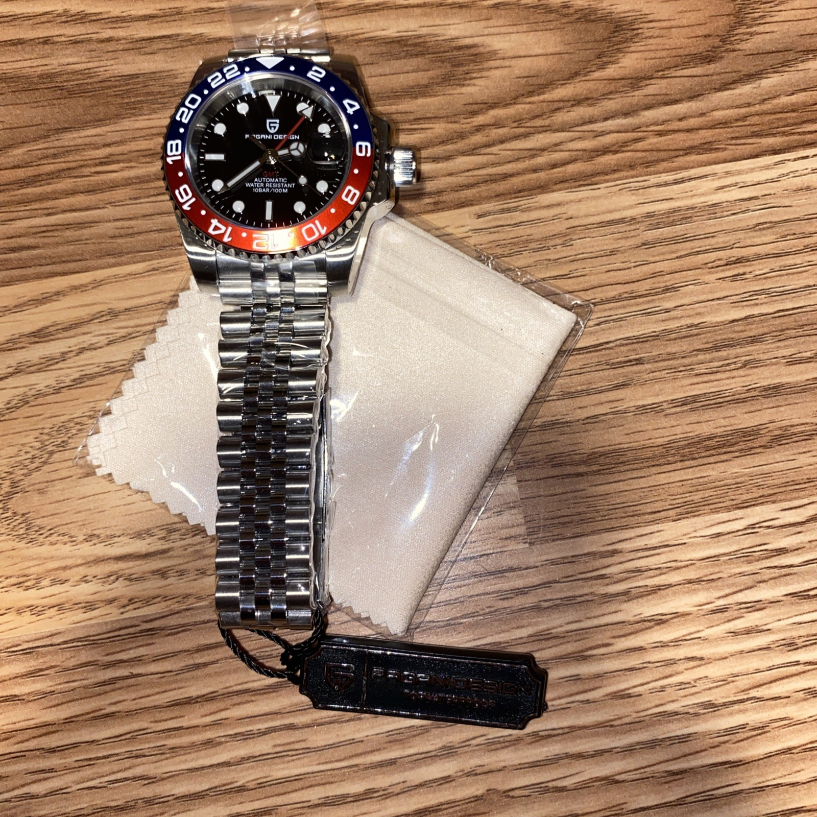 Pagani Design V3 Diver GMT Jubilee Bracelet Automatic Pepsi Bezel