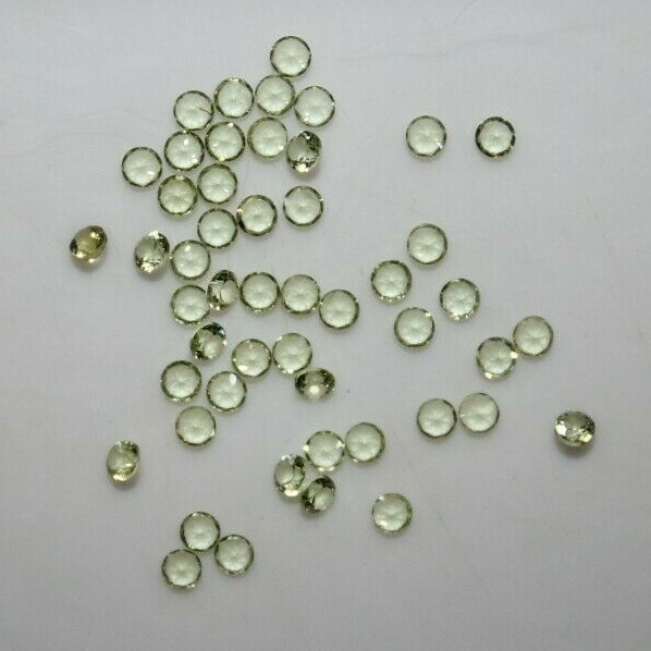 Natural Peridot 2mm, 3mm, 4mm, 5mm & 6mm Round Faceted Loose Gemstone(s)