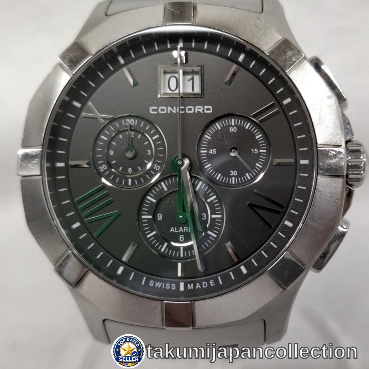 Concord Saratoga 02.6.14.1072 Chronograph Swiss Made Men’s Watch #M-2383