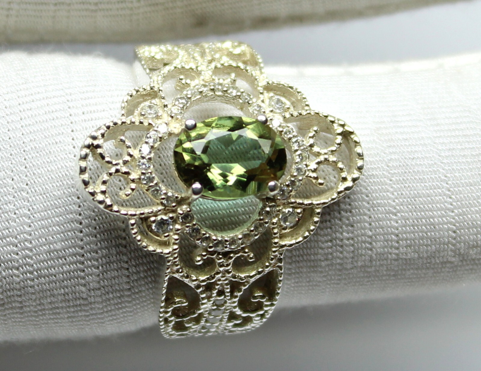 Genuinely Color Change Russian Zultanite 925 Silver Oval Ring, Alexandrite Ring