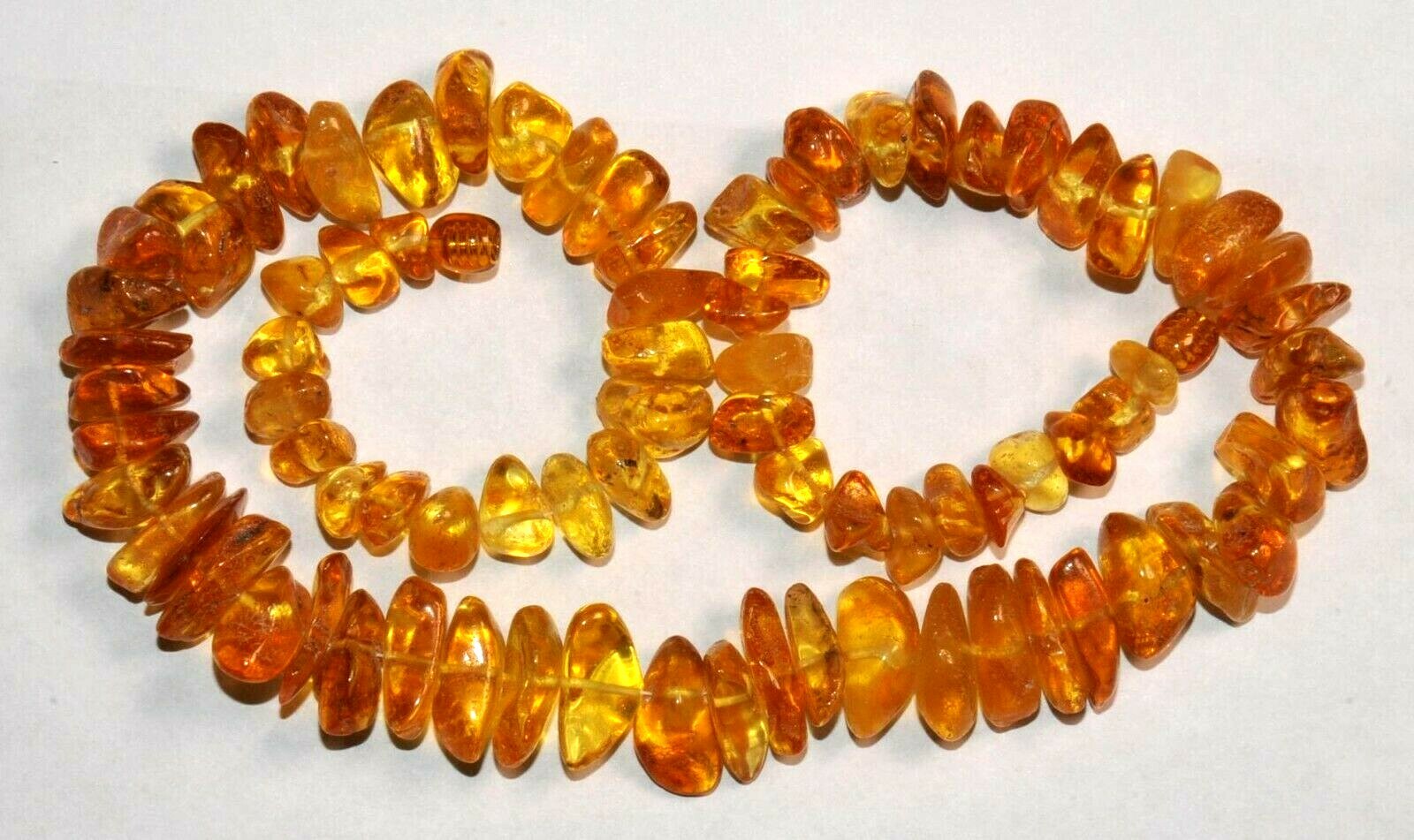 ✅51 cm =46gr RUSSIAN SOVIET BALTIC AMBER BEAD NECKLACE 琥珀 BRACELET STONE PENDANT