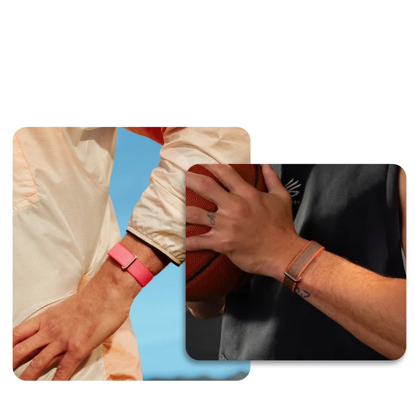 For Google Fitbit Air 2026 Nylon Loop Band Adjustable Sports Strap Wristband