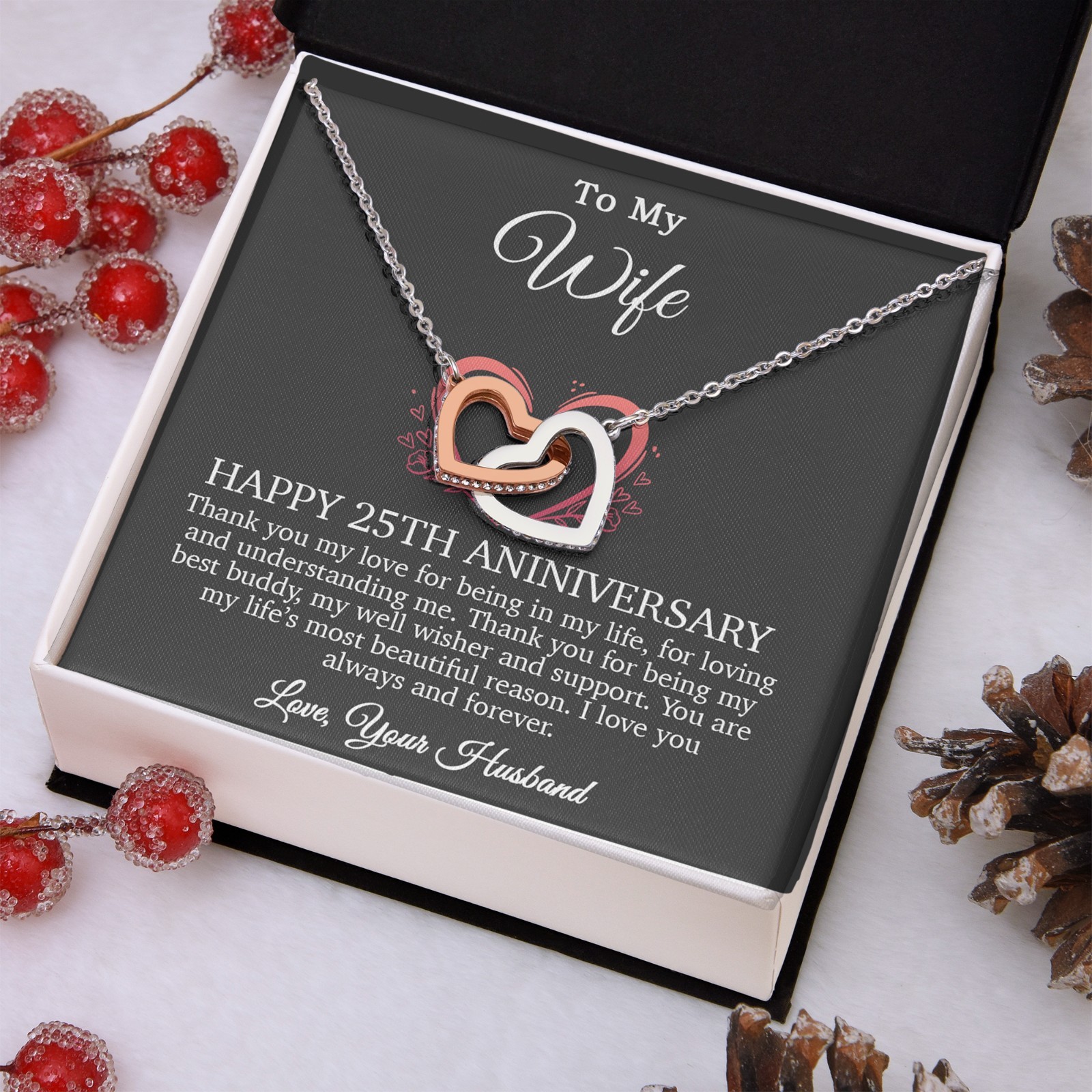 25th Anniversary Gift For Wife, 25 Year Anniversary Gifts, 25th Wedding Annivers