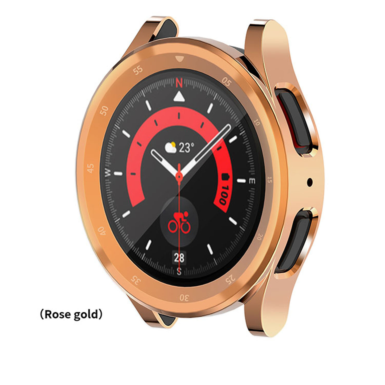 TPU Watch Case with Scale +Screen Protector For Samsung Watch5 Pro 45mm