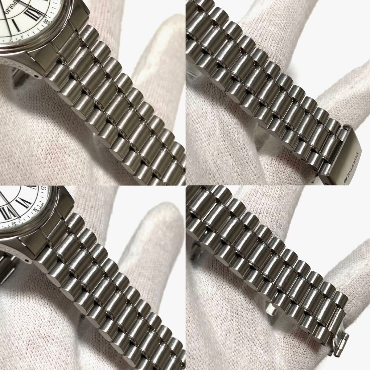 [B1P] Tiffany Portfolio Roman Index Mens Quartz Stainless Steel Watch [w9t]