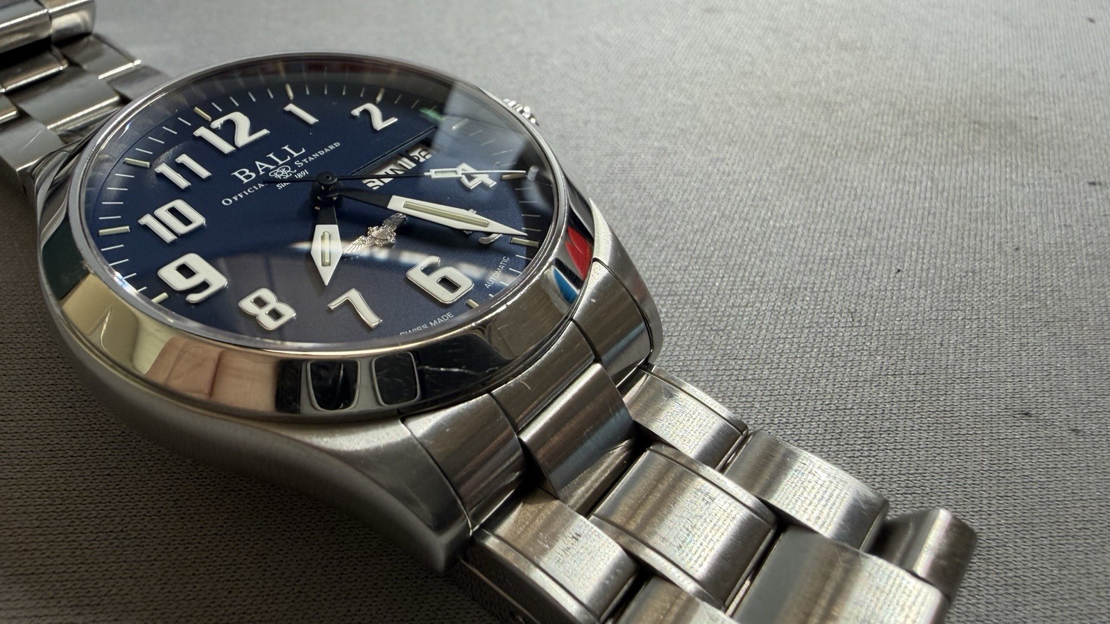 BALL Engineer 3 Silver Star NM2182C-S2J-BE Stainless Steel Automatic 40mm Good
