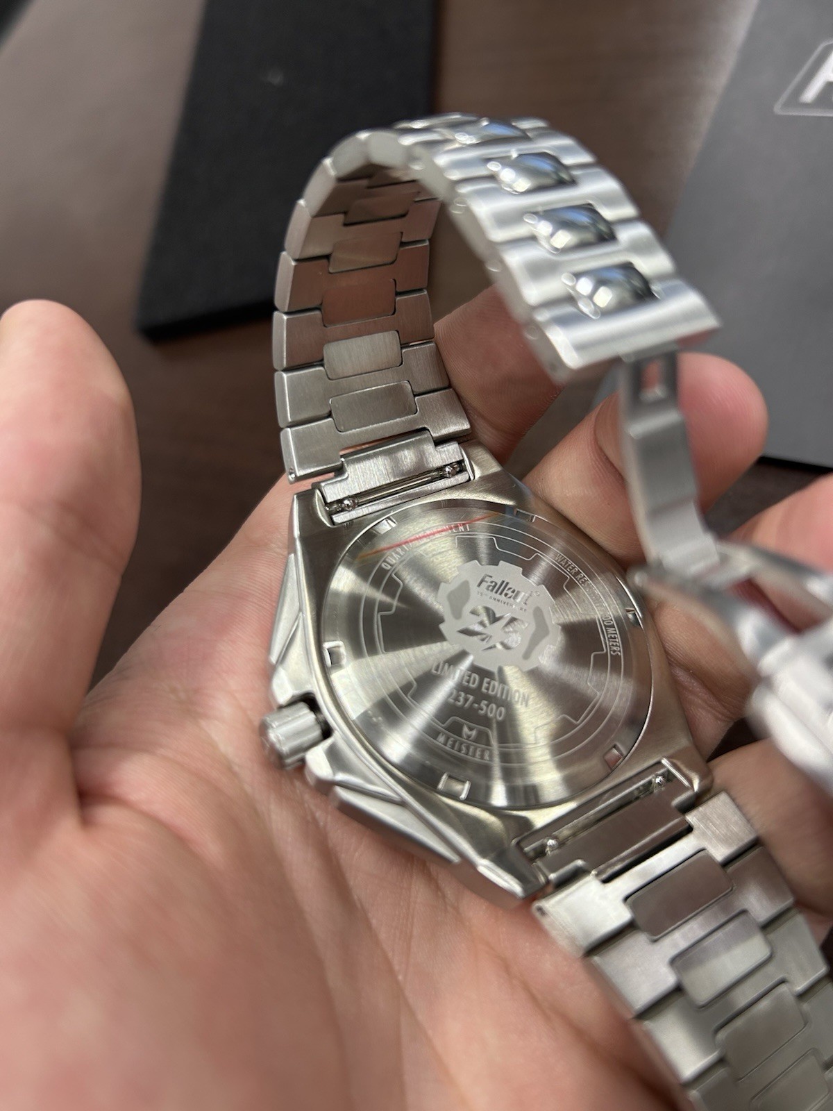 Bethesda Fallout 25th Anniversary Limited Ed Stainless Steel Quartz Watch 50m