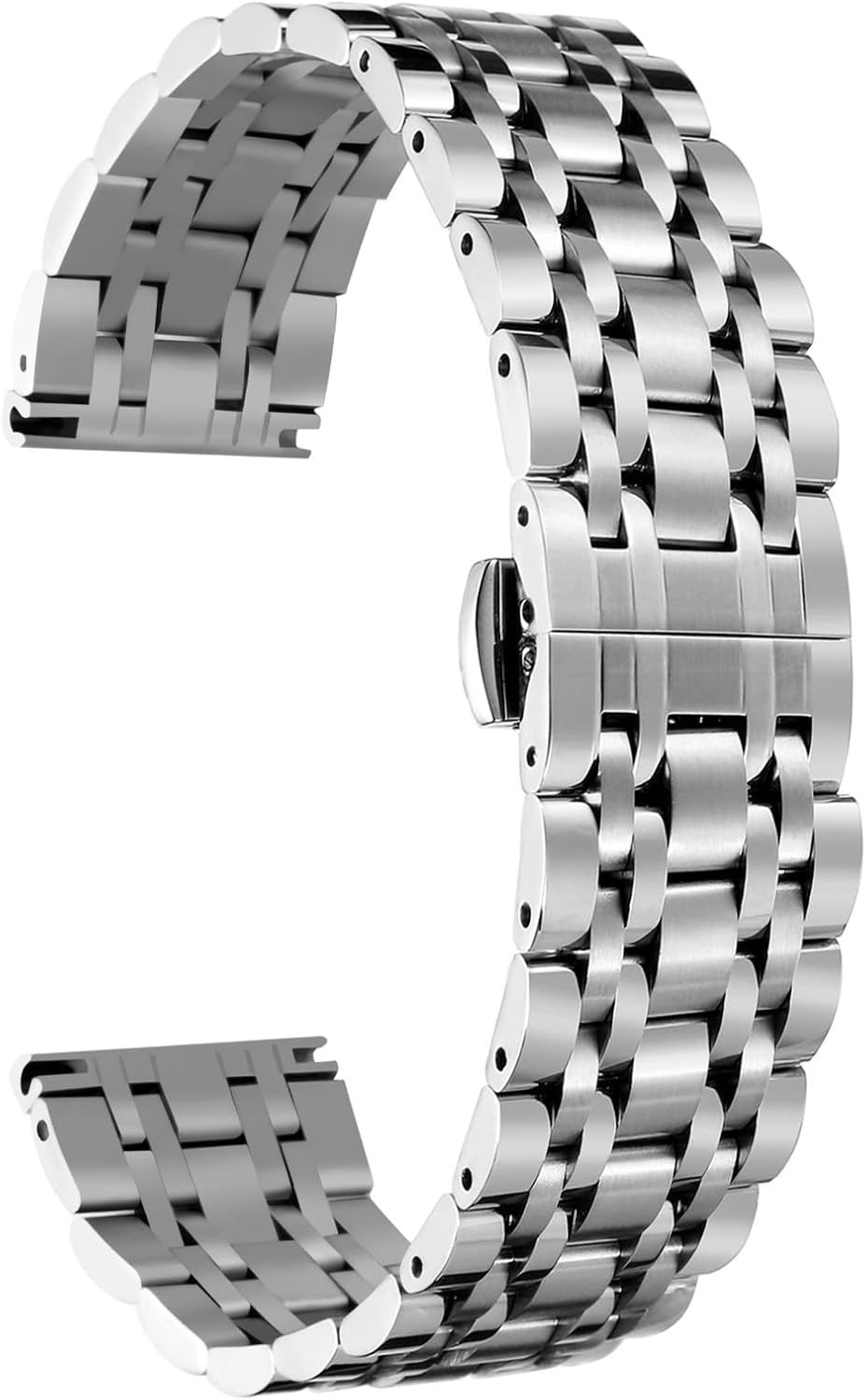 Durable 316L Stainless Steel Watch Band, Multiple Sizes & Colors for Men & Women