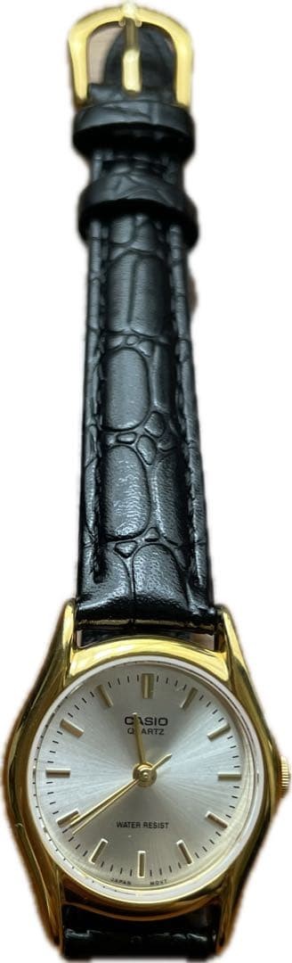 CASIO Quartz Watch Gold Silver Black