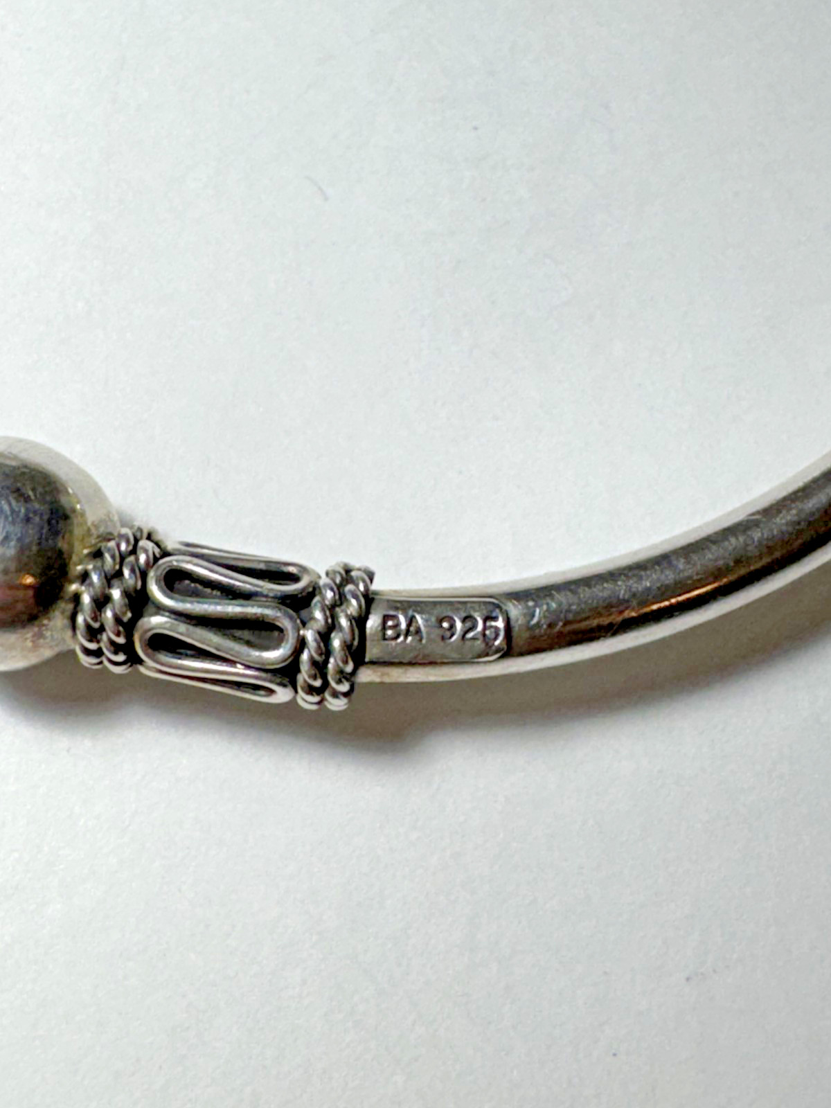 Suarti BA Bali Sterling Silver 925 Set of 4 Stacking Bangle Bracelets 44g