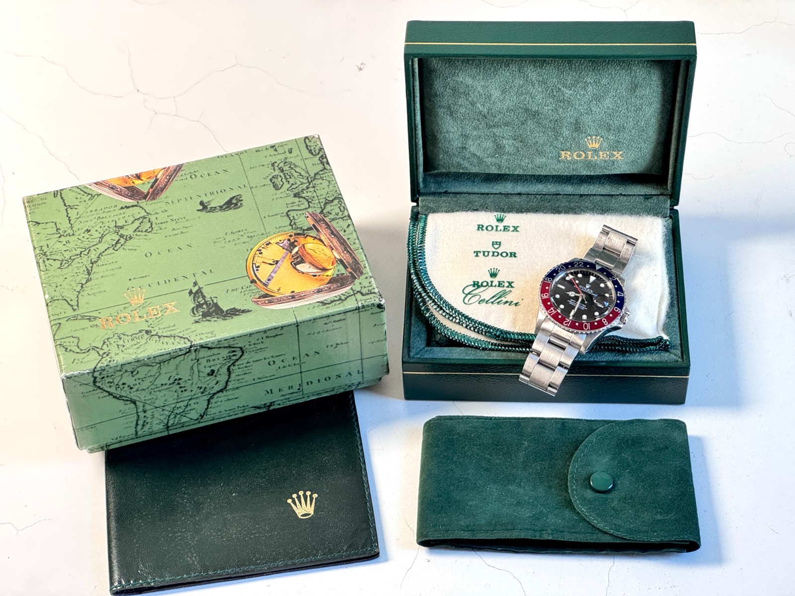 Rolex GMT-Master Pepsi 16750 SS Oyster w/ Box Cal 3075 US Seller No Tariffs