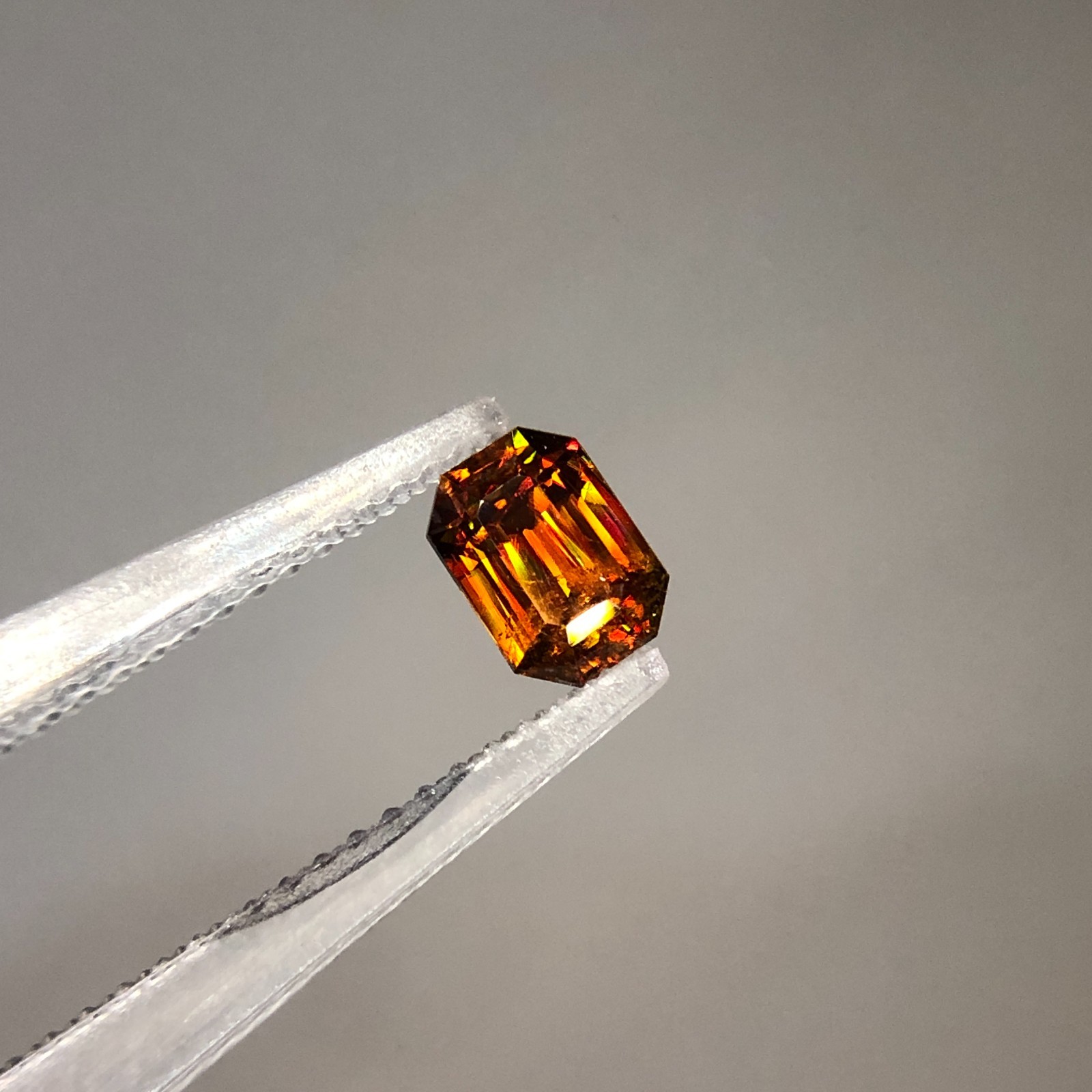 0.60 Ct Natural Sphene Titanite Step Cut Gemstone For Jewelery