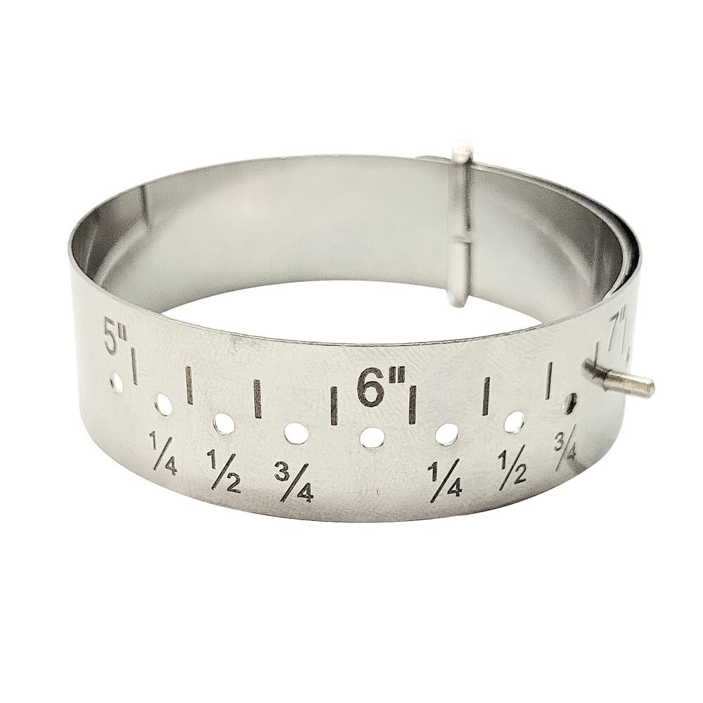 Bracelet Gauge Metal Jewelry Sizing Bracelets Bangles Inch 1/4″ Increments Size