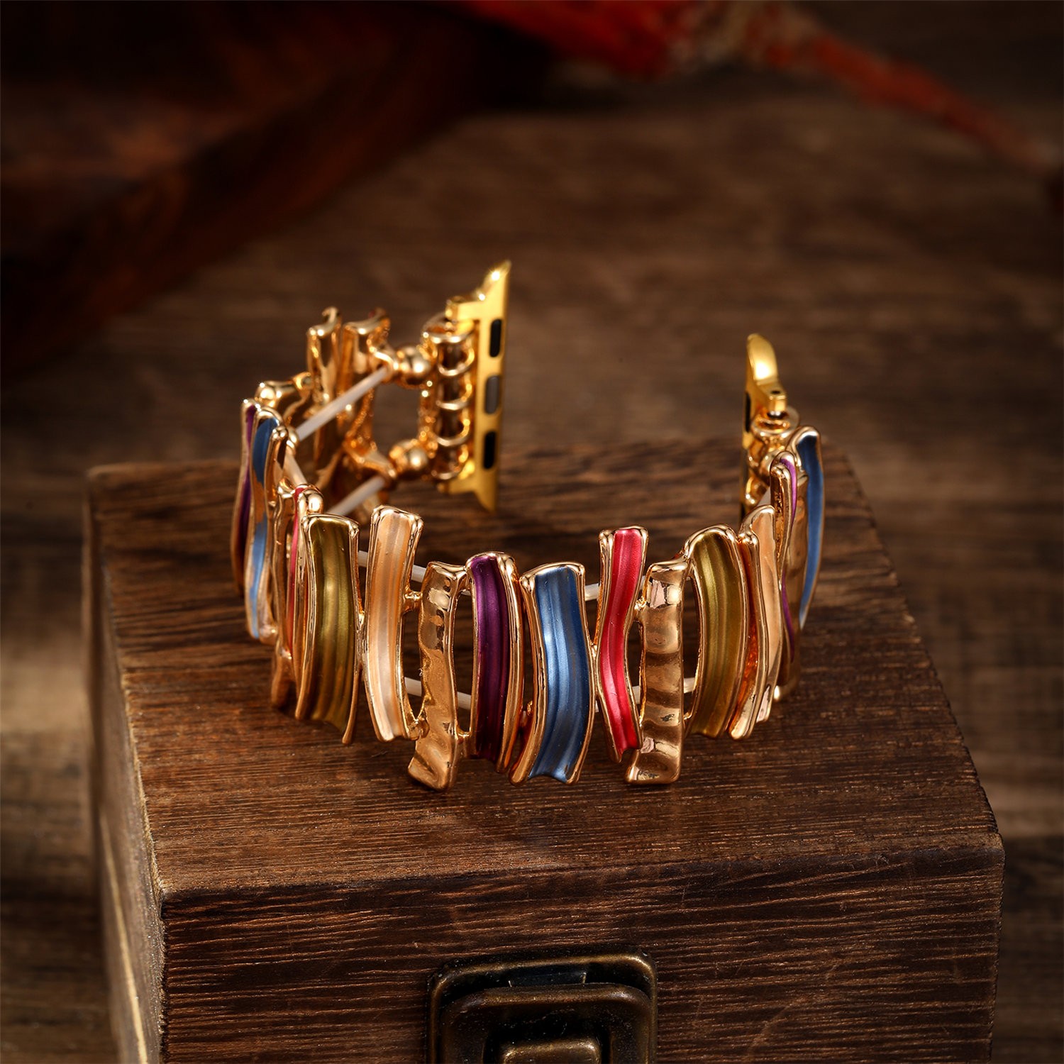 Jewelry Bangle Strap for Apple Watch Band 41 45 40 44 38 42 46mm 49mm Wristband