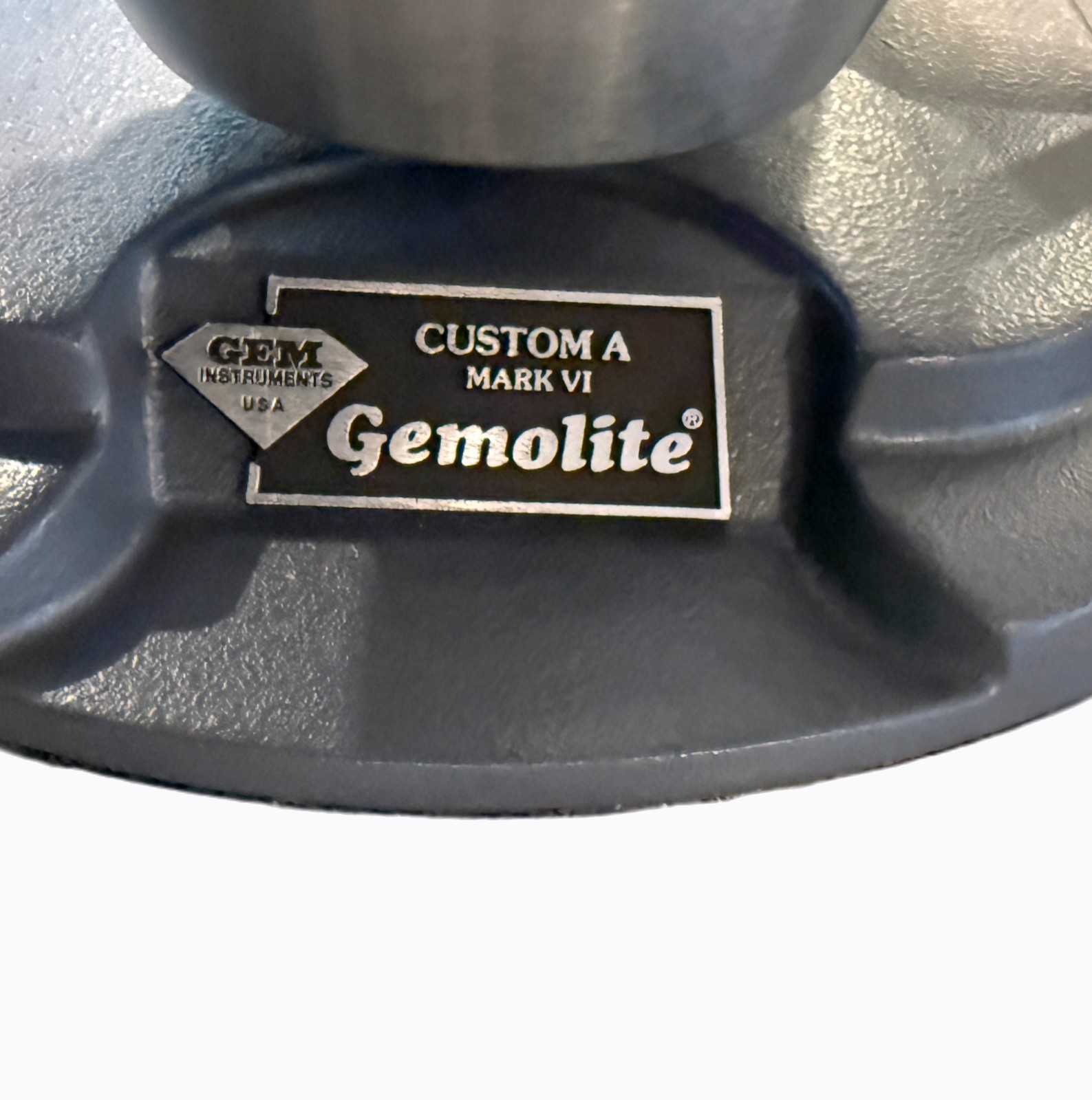 GIA GEMOLITE CUSTOM A MAR VI MICROSCOPE FOR GRADING TESTING USED GOOD CONDITION