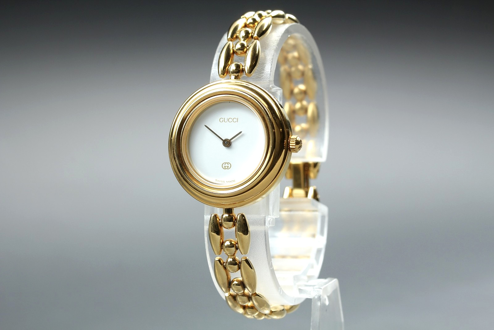 Full Set [Near MINT] GUCCI Change Bezel 11/12 6 Colors Gold Quartz Women’s Watch