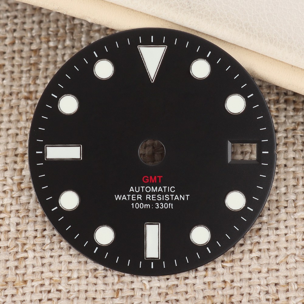 Sapphire 40mm Brushed Steel Watch Case SUB Bezel 10ATM For Seiko NH35 36 ETA2824
