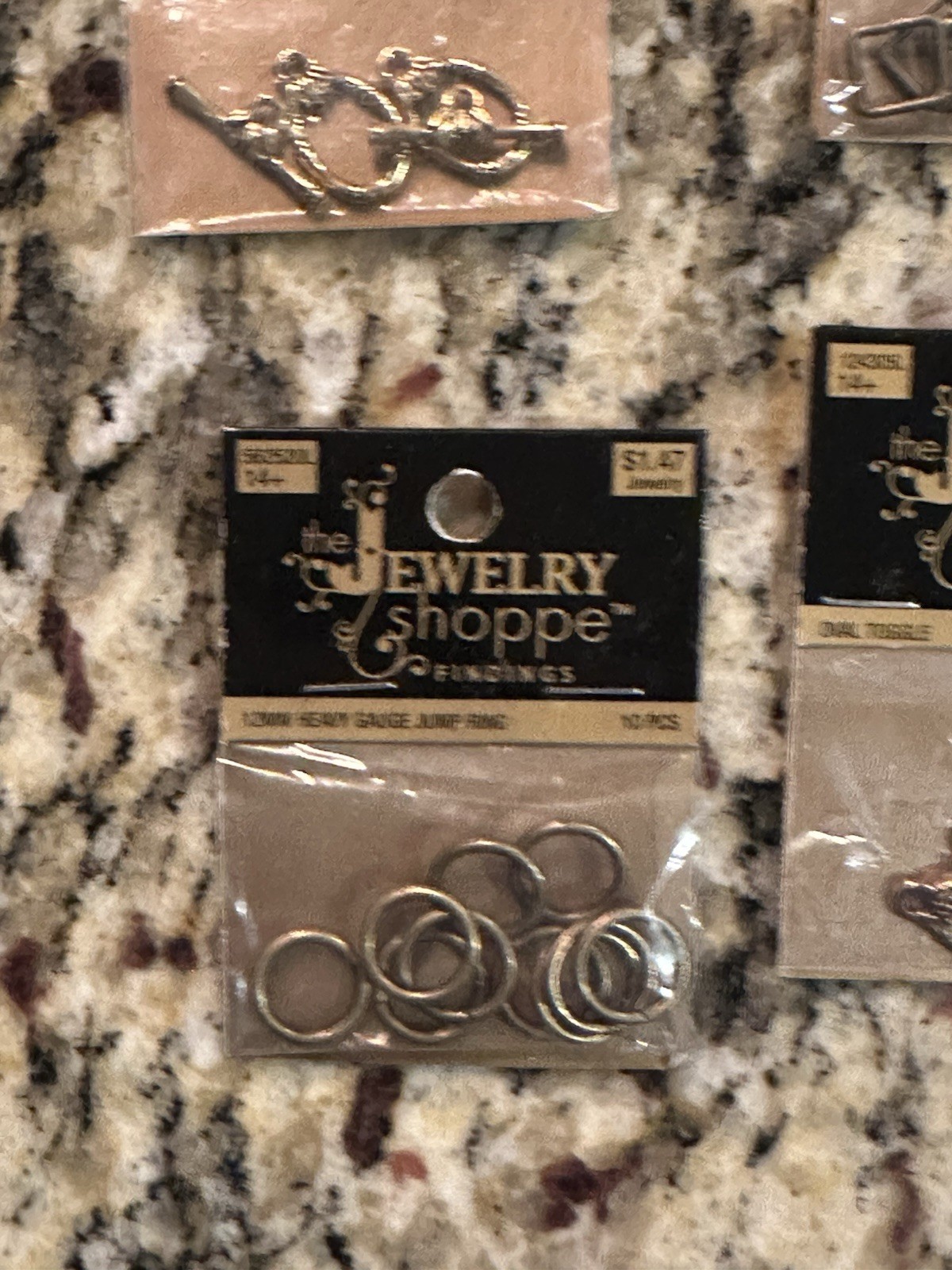 The Jewelry Shoppe Jewelry Makings Lot of 6 Packages Toggle Clasp Jump Ring Oval