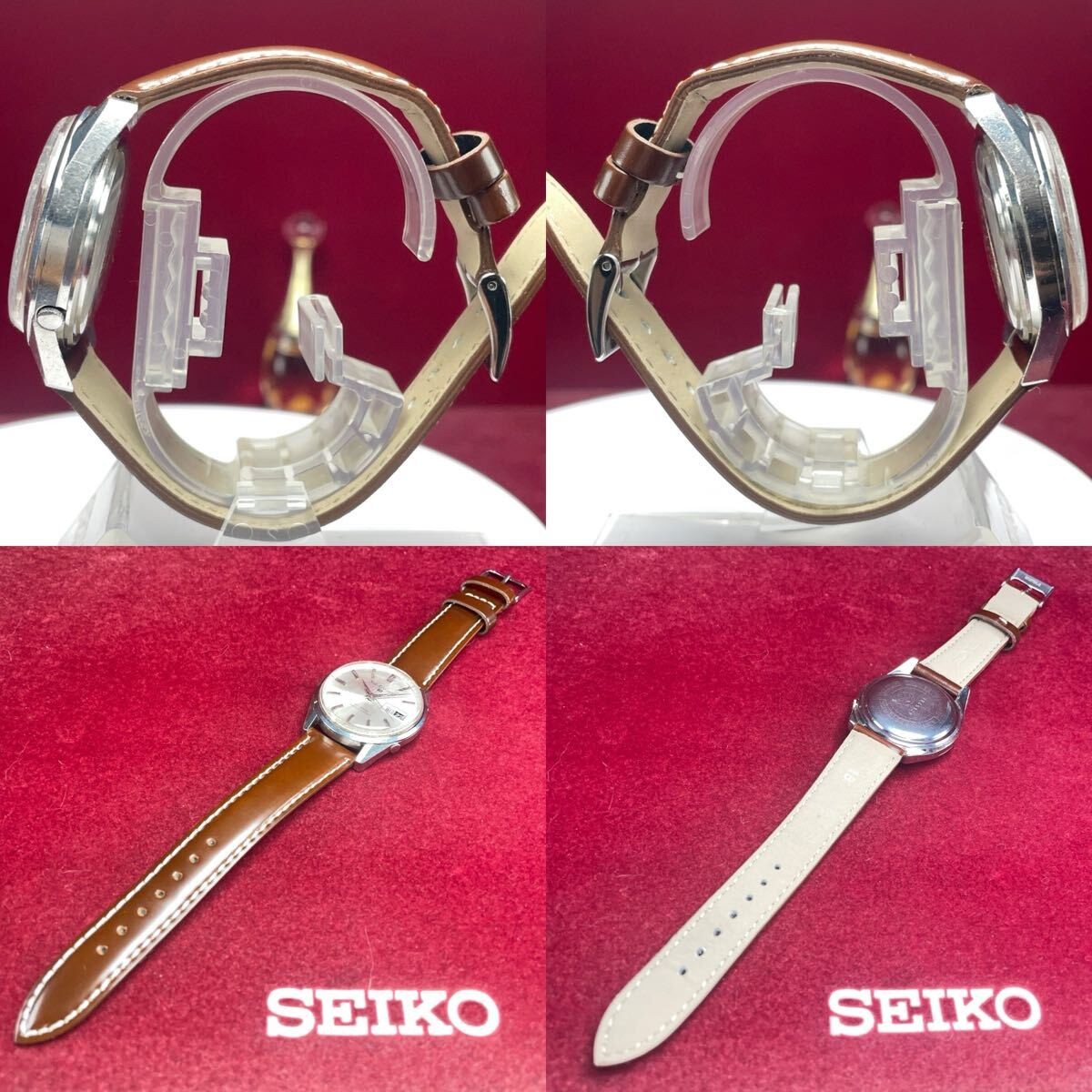 Vintage 1966 SEIKO Sportsmatic 5 6619-8050 Automatic 21J Made in Japan Dolphin