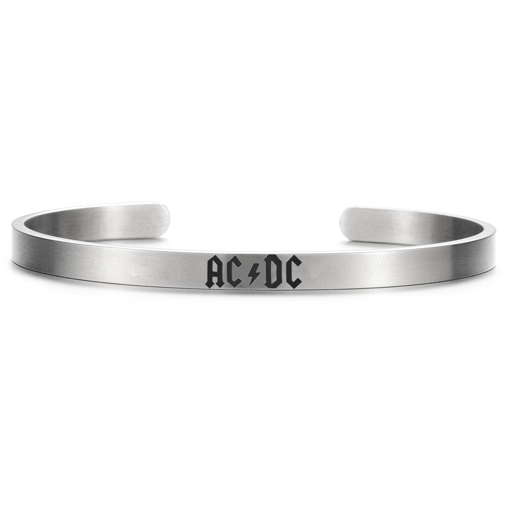 AC/DC Band Rock Bracelet Jewelry Steel Bracelet Men’s Choice