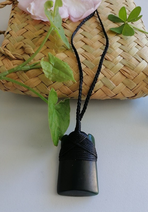 New Zealand Jade Greenstone Toki Matt Pendant 35mm L x 26mm W Unisex
