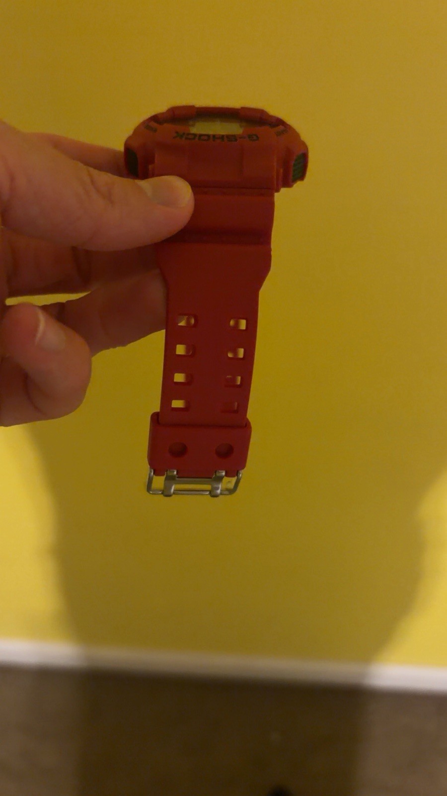 Casio G-SHOCK Analog-Digital Red Resin Strap 200m Quartz Date/Day